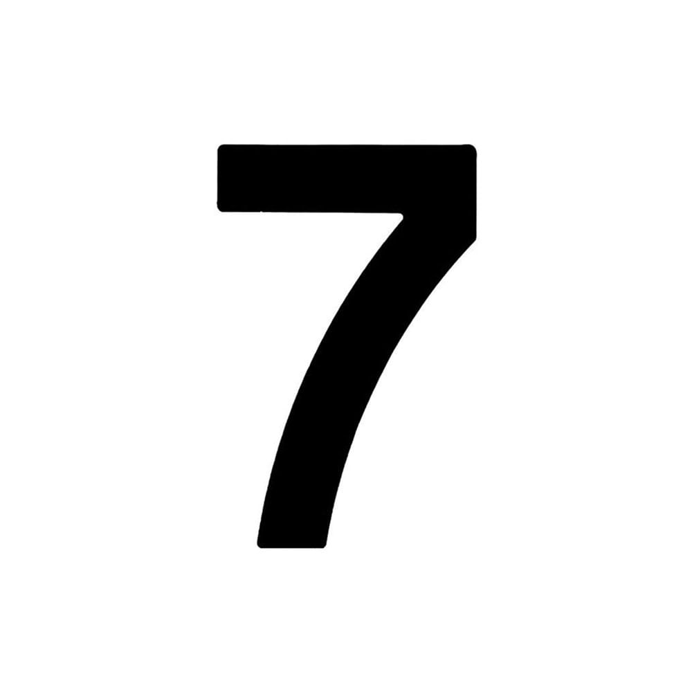 NUMERO 7 ACO PRETO 145MM C/ BUCHA/PARAF BEMFIXA - Elastobor