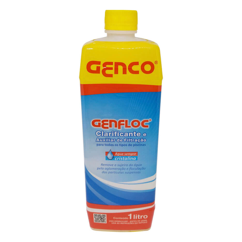 genfloc clarificante genco auxiliar de filtracao 1 litro