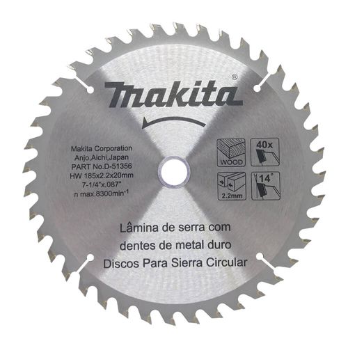 DISCO-DE-SERRA-MAKITA-CIRCULAR-COM-40-DENTES-185X20MM