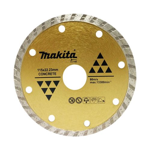 take a picture relief Scottish Disco Diamantado Makita Turbo 115MM X 22,23MM - Elastobor