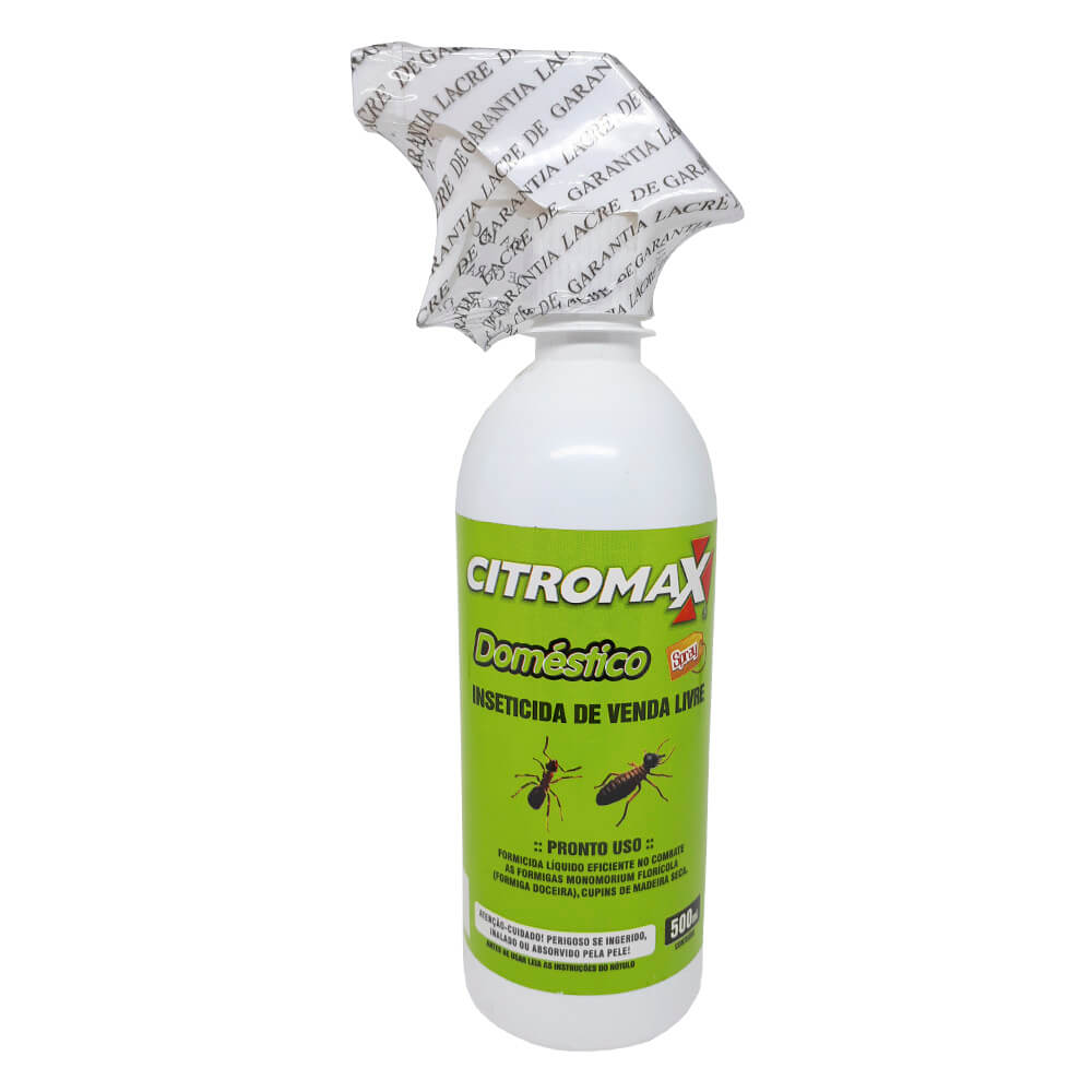 Inseticida para Formigas Citromax Domestico Spray 500ML - Elastobor