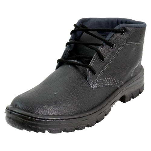 Botina Amarrar Cartom 012 Preta Sem Bico - Elastobor