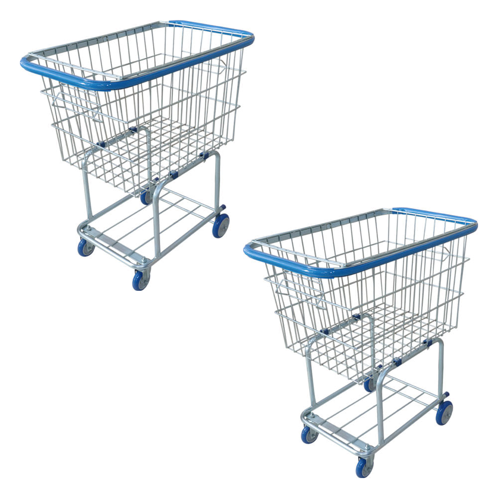 Carrinho Para Condomínio JSN G1 de Aço 140L Kit com 2UN