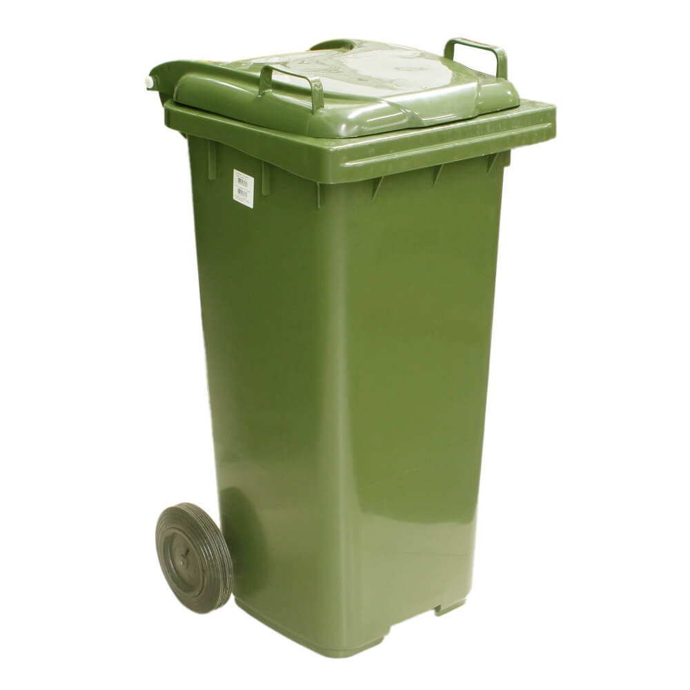 Contêiner de Lixo JSN em Plástico com Rodas 120 LT Verde