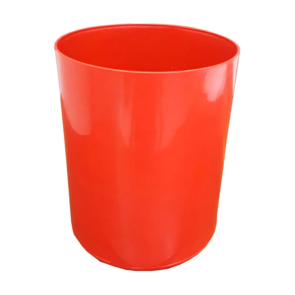 Lixeira Plastica JSN Sem Tampa 12 Litros Vermelha