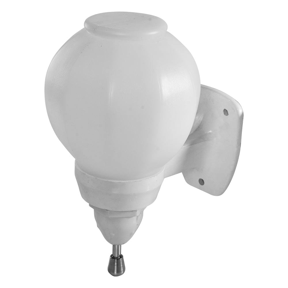 Saboneteira Plástica JSN Com Válvula 500ML Branca/Cromada