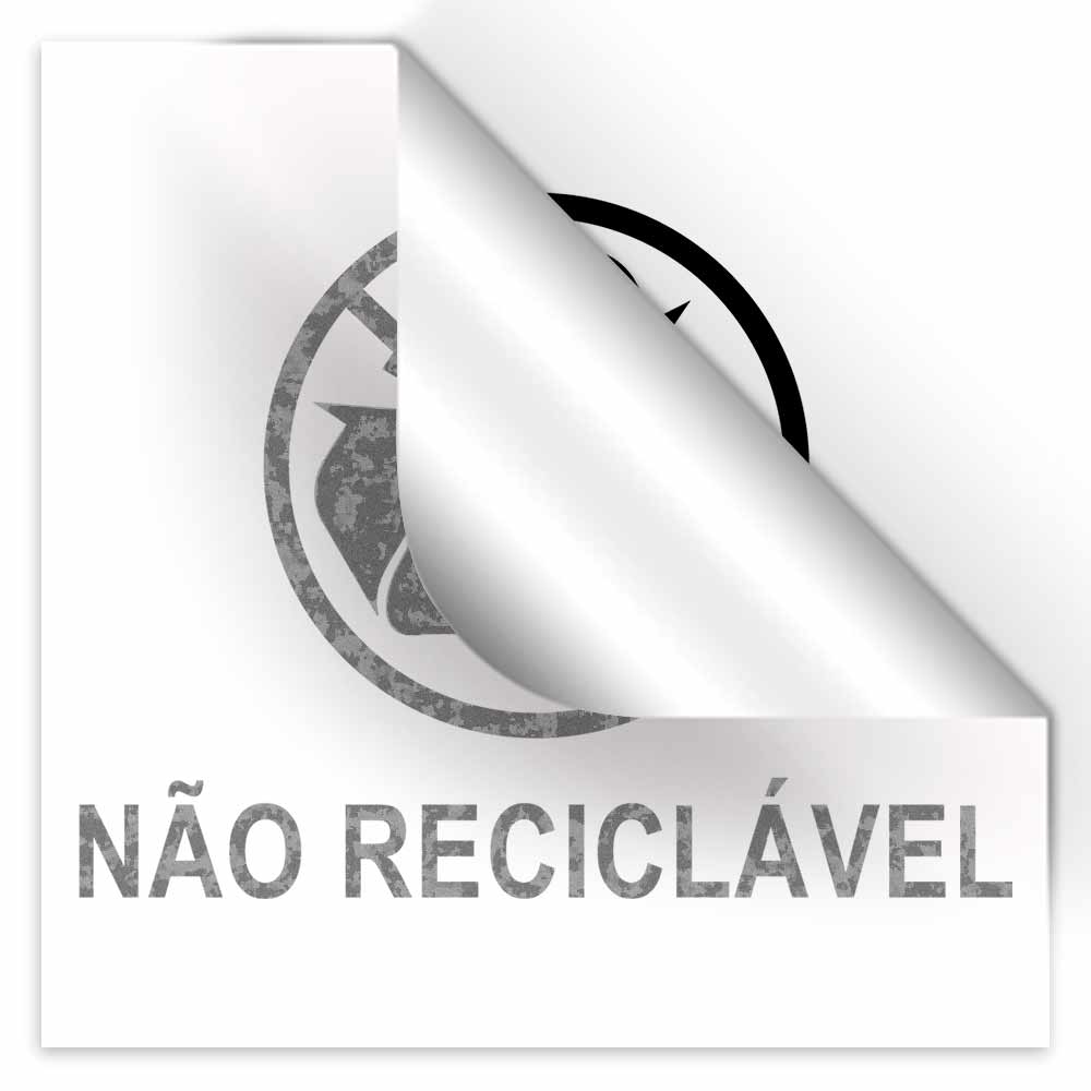 Adesivo Para Sinalização JSN Não Reciclável