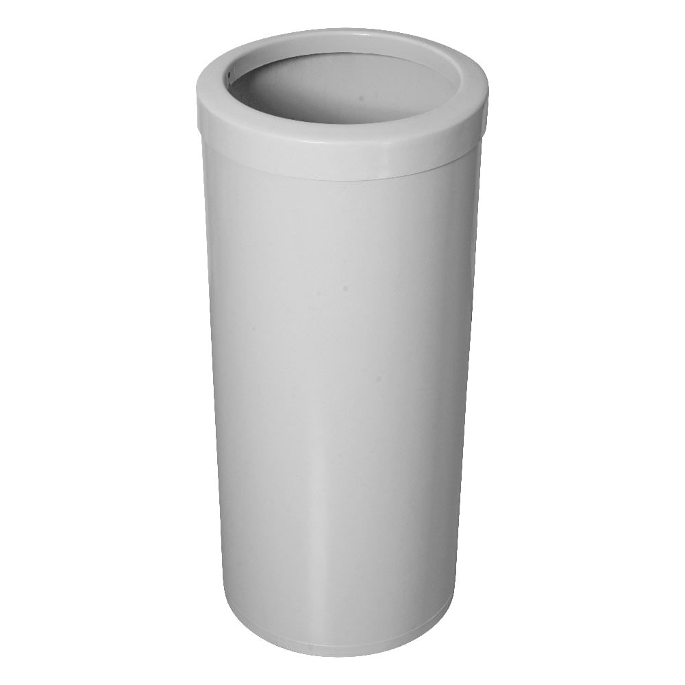 Lixeira Plástica JSN Com Aro 22 Litros Branca