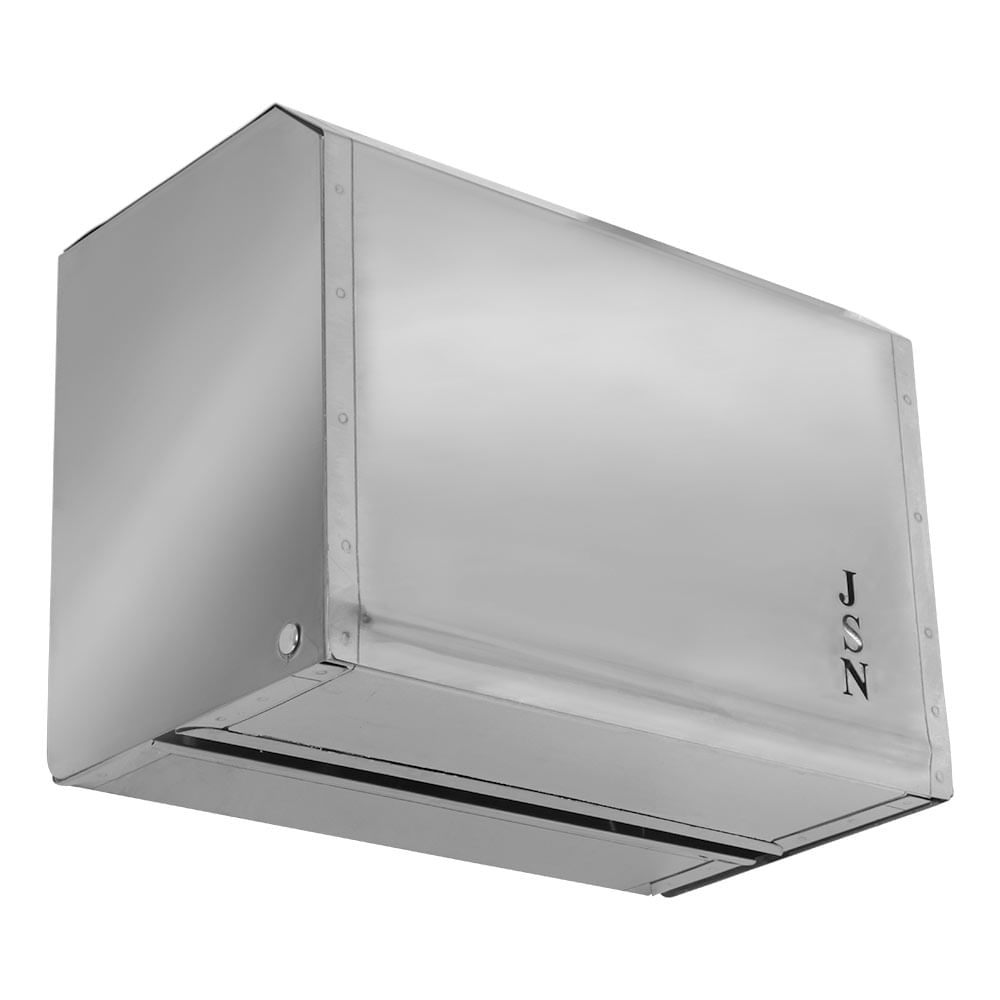 Toalheiro em Aço Inox Jsn para Papel Interfolha 2 Dobras