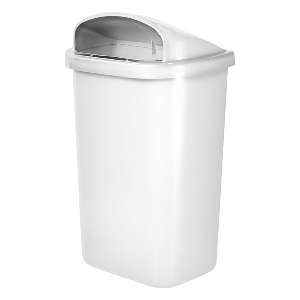 Lixeira Individual JSN para Coleta Seletiva com 50L Branca