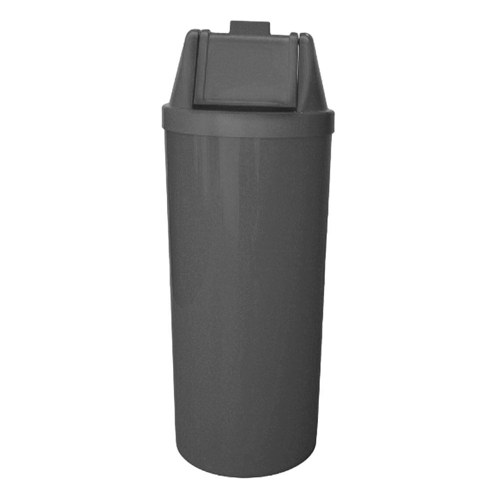 Lixeira Plástica JSN com Tampa Vai Vem Cinza 50 Litros