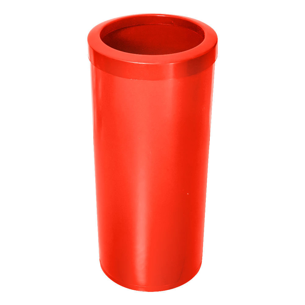 Lixeira Plástica JSN Com Aro 50 Litros Vermelha