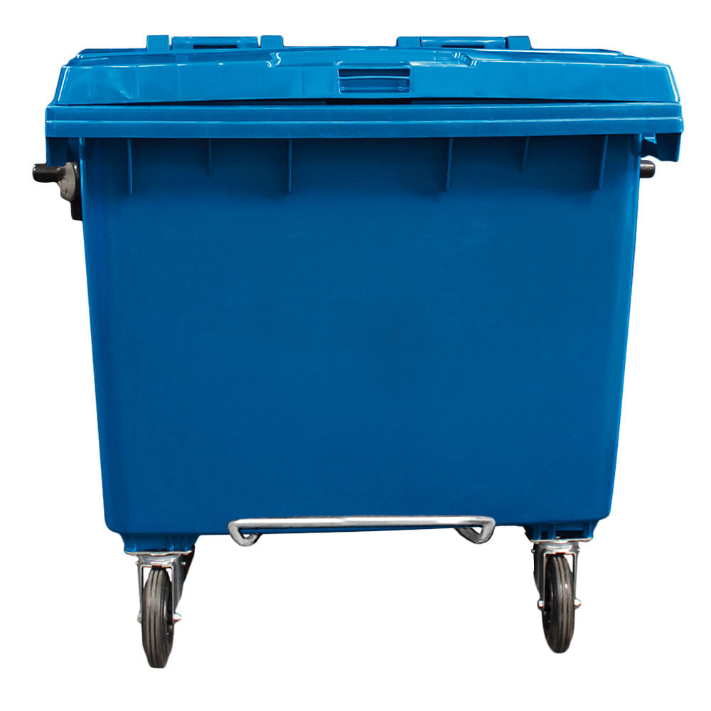 Contêiner de Lixo JSN em Plástico com Pedal 660 LT Azul