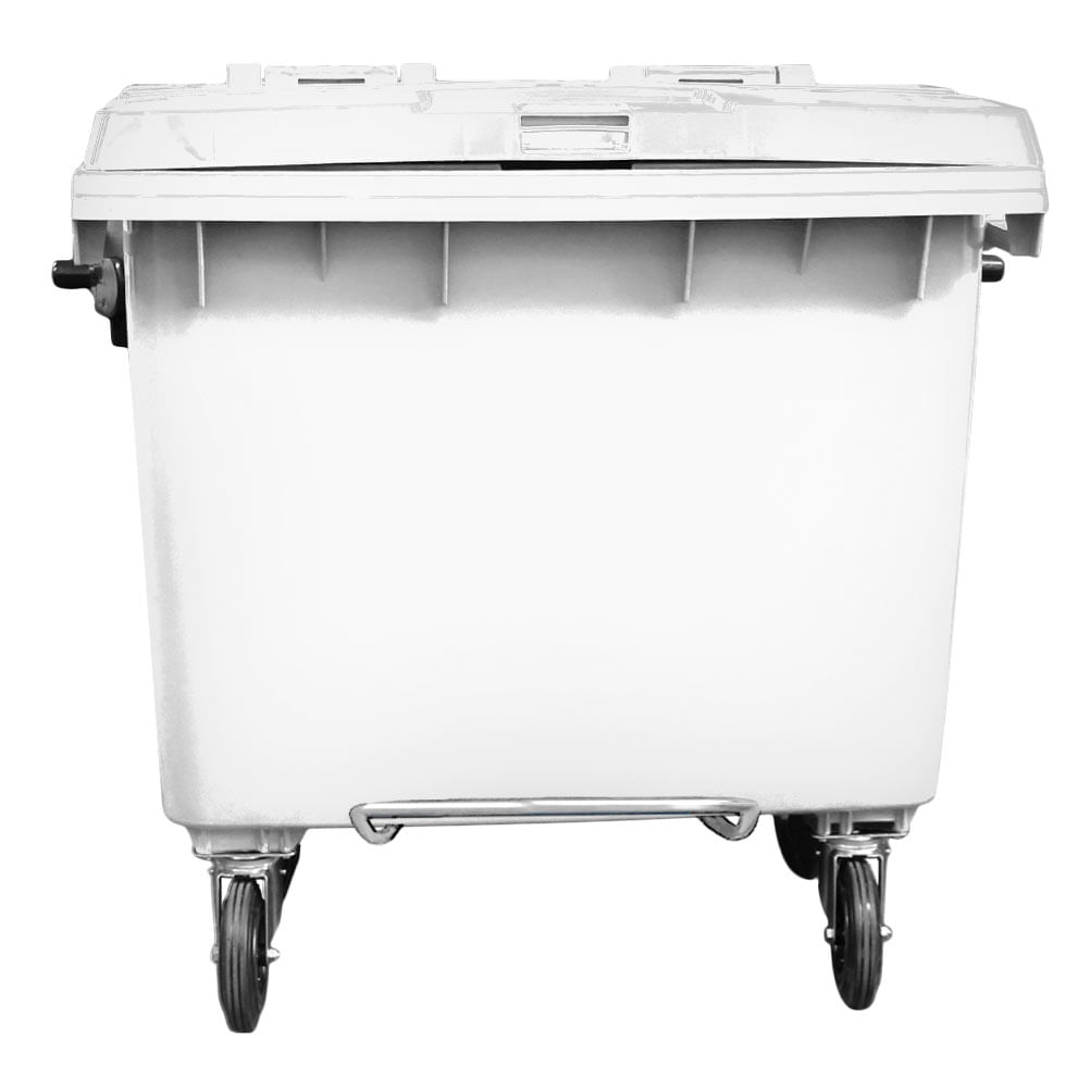 Contêiner de Lixo JSN em Plástico com Pedal 660 LT Branco