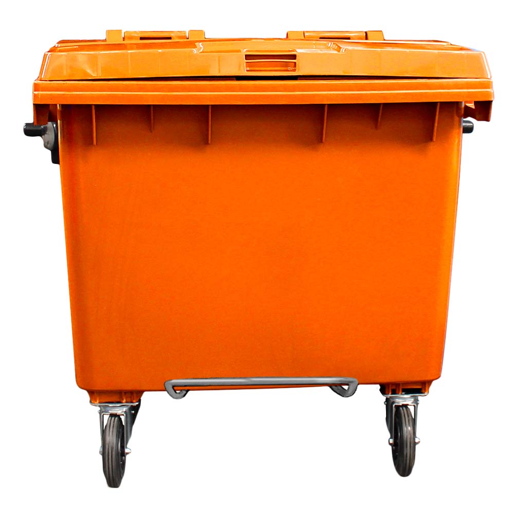 Contêiner de Lixo JSN em Plástico com Pedal 660 LT Laranja