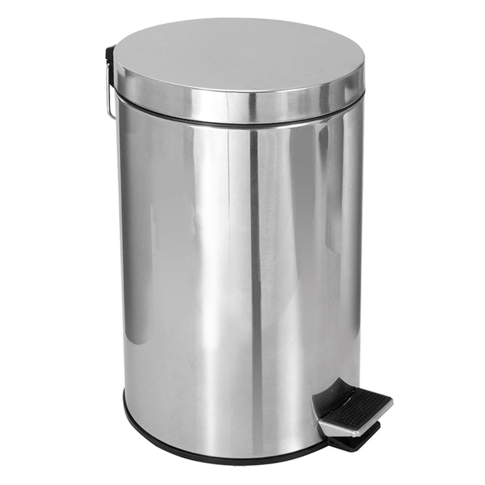Lixeira em Aço Inox JSN com Pedal 12 Litros