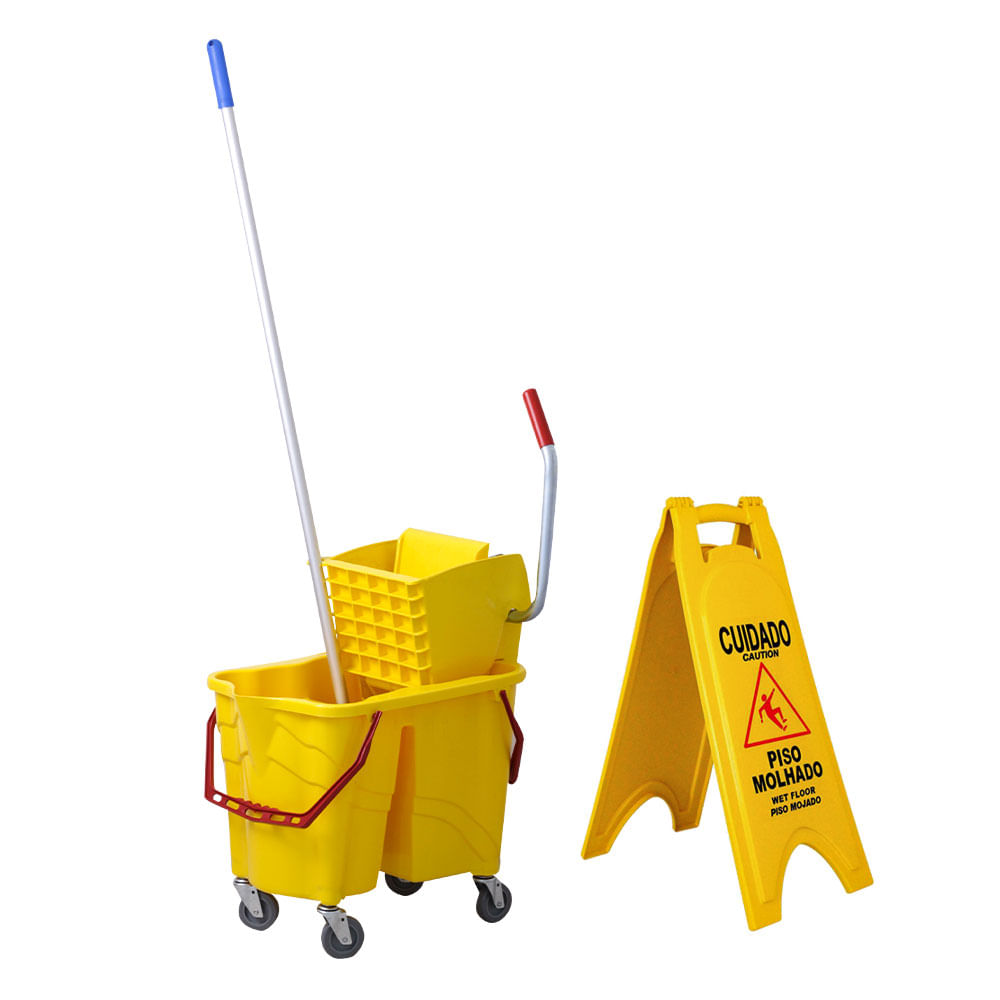 Kit Balde Espremedor JSN W4 Com Placa/Balde/Mop