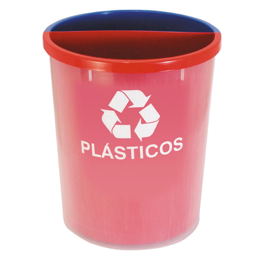 Lixeira Coleta Seletiva JSN Mix Plástica com 2 Divisões