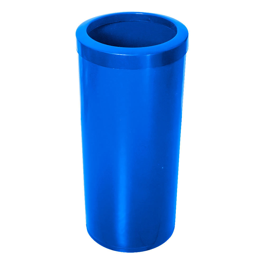 Lixeira Plástica JSN Com Aro 50 Litros Azul