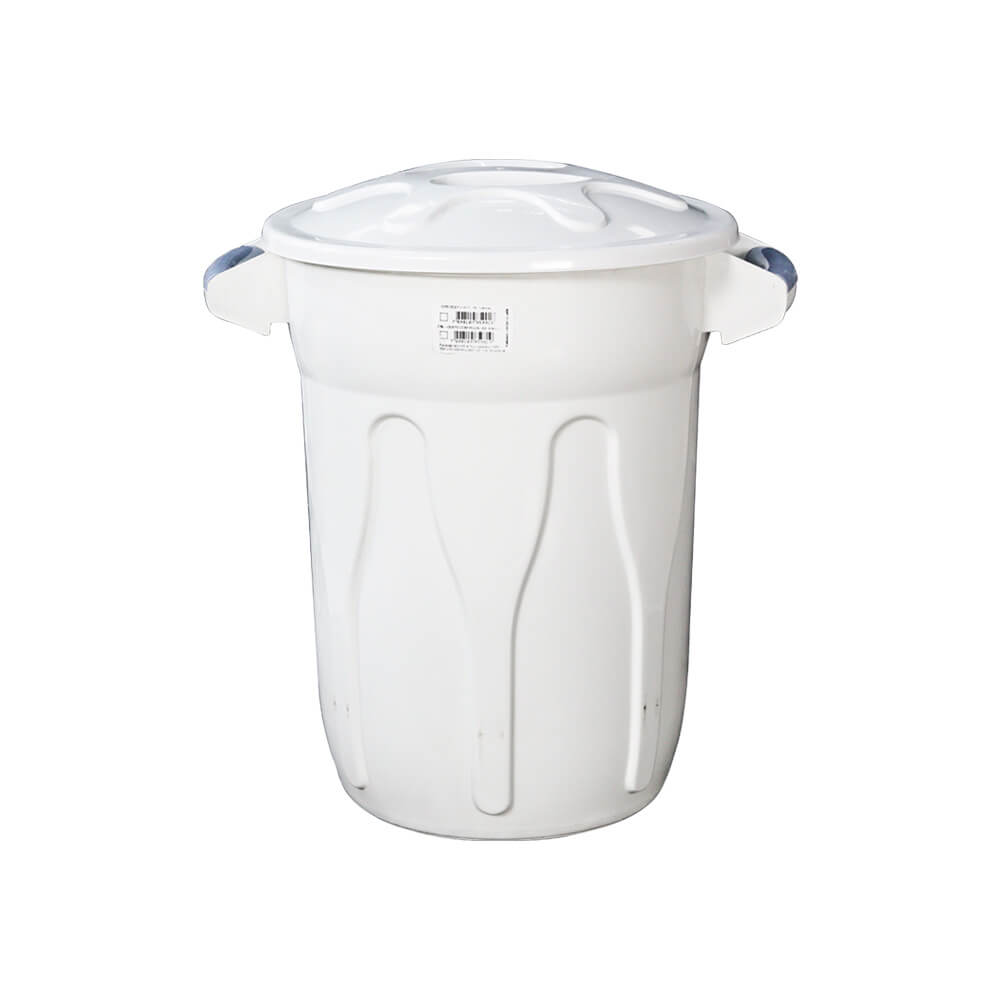 Lixeira Plástica JSN Com Tampa Sobreposta 20 Litros Branco