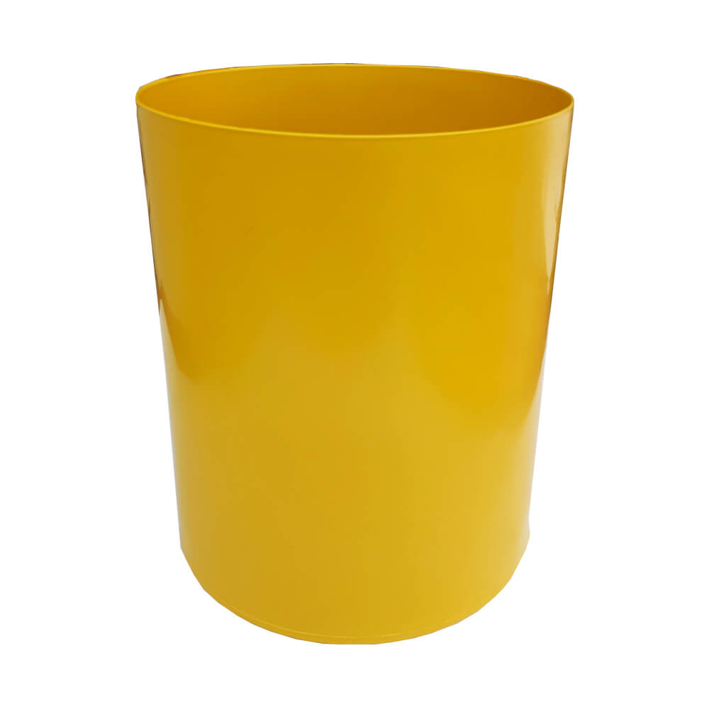 Lixeira Plastica JSN sem Tampa 12 Litros Amarela