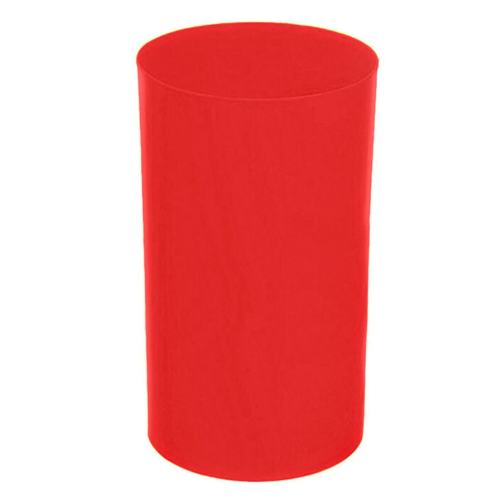 Lixeira Plástica JSN Sem Tampa 22 Litros Vermelho