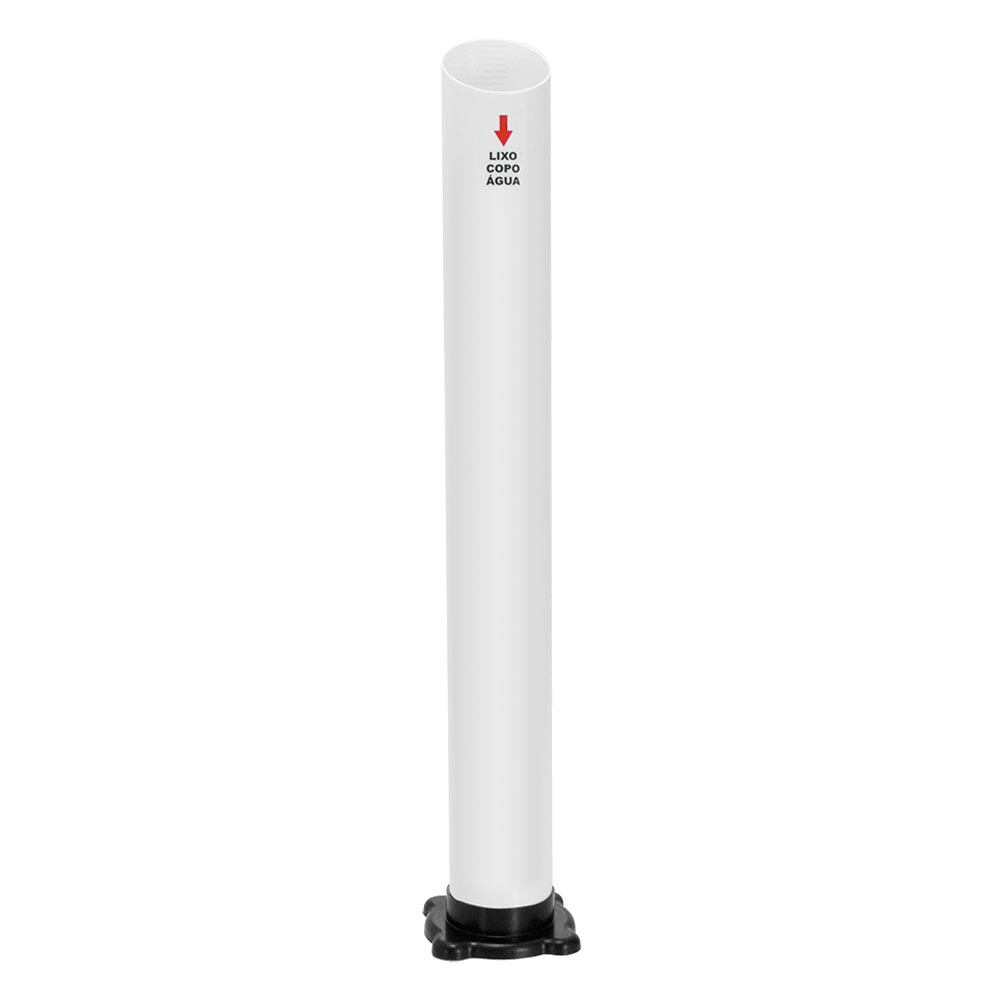 Dispensador de Copos JSN com 1 Tubo Água Branco