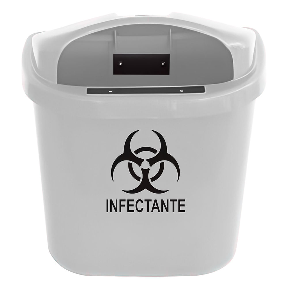 Lixeira Individual JSN para Coleta Seletiva ST3F 40L Branca