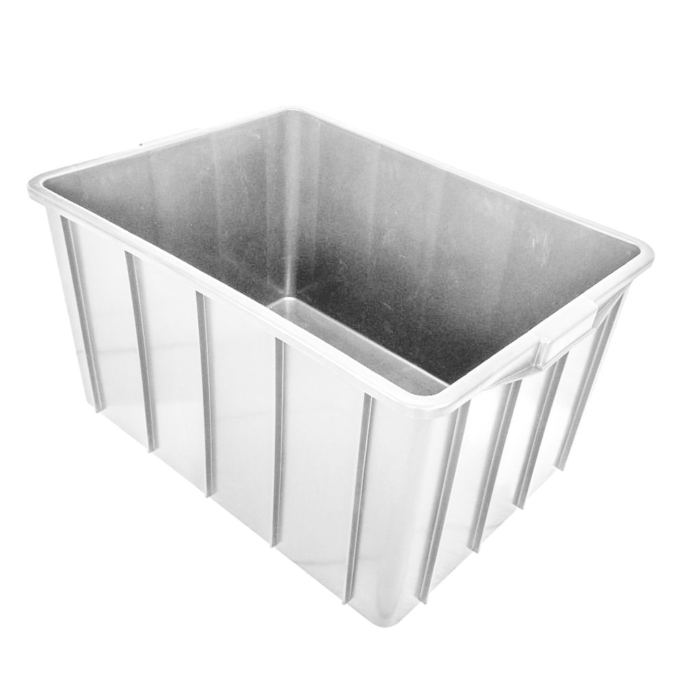 Caixa Plástica JSN CX5 Empilhável 140L Branca