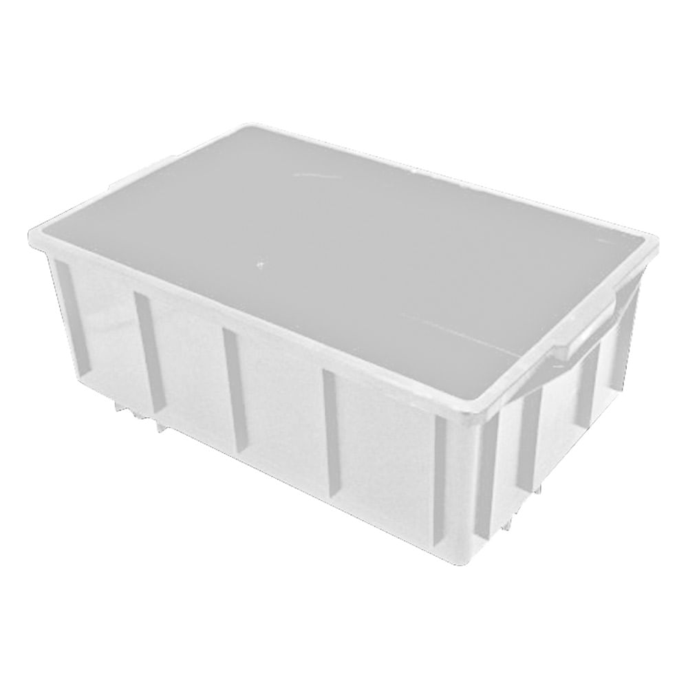 Caixa Plástica JSN CX3 Empilhável 39,5L Branca