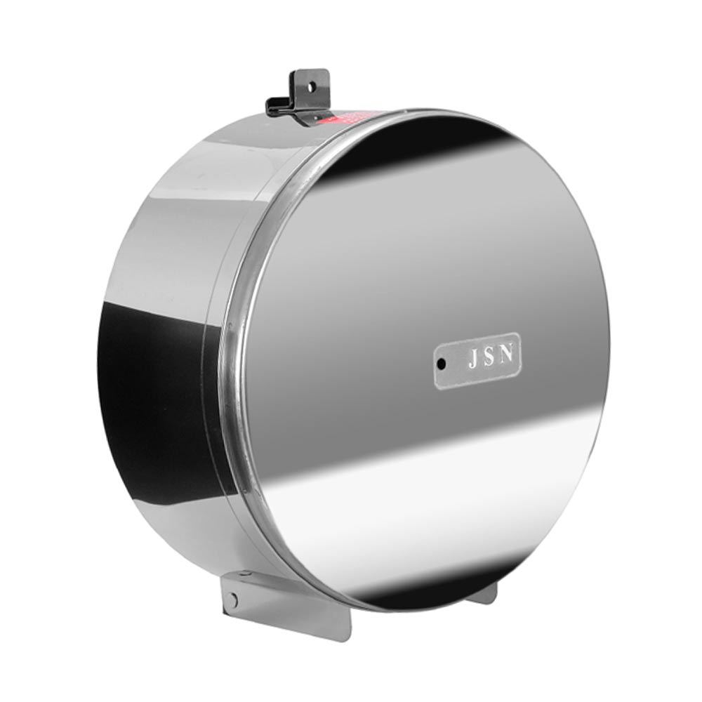 Porta Papel Higiênico Jsn com Porta Cadeado em Aço Inox 400m