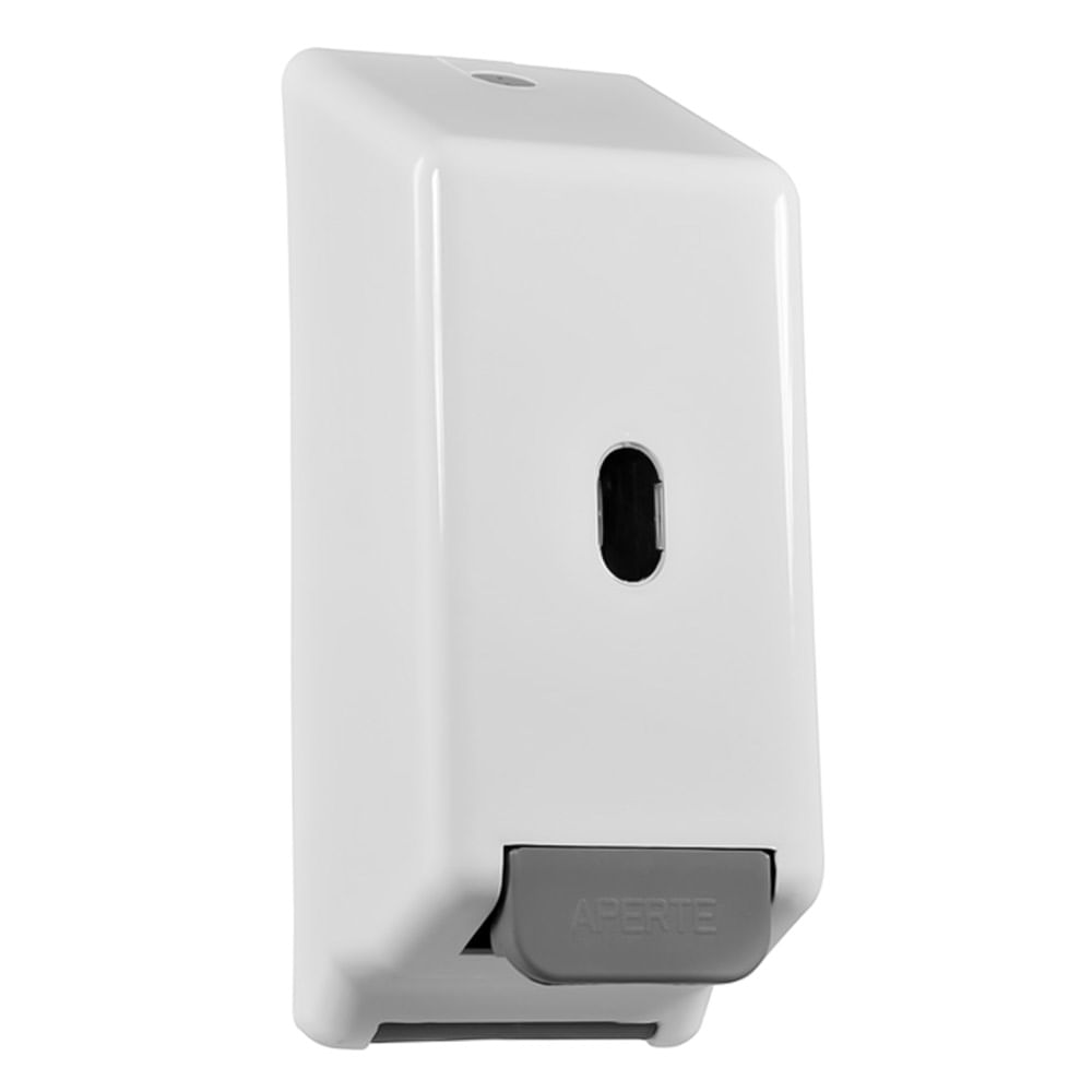 Saboneteira Plástica 800ml com Reservatório Recarregável Branca