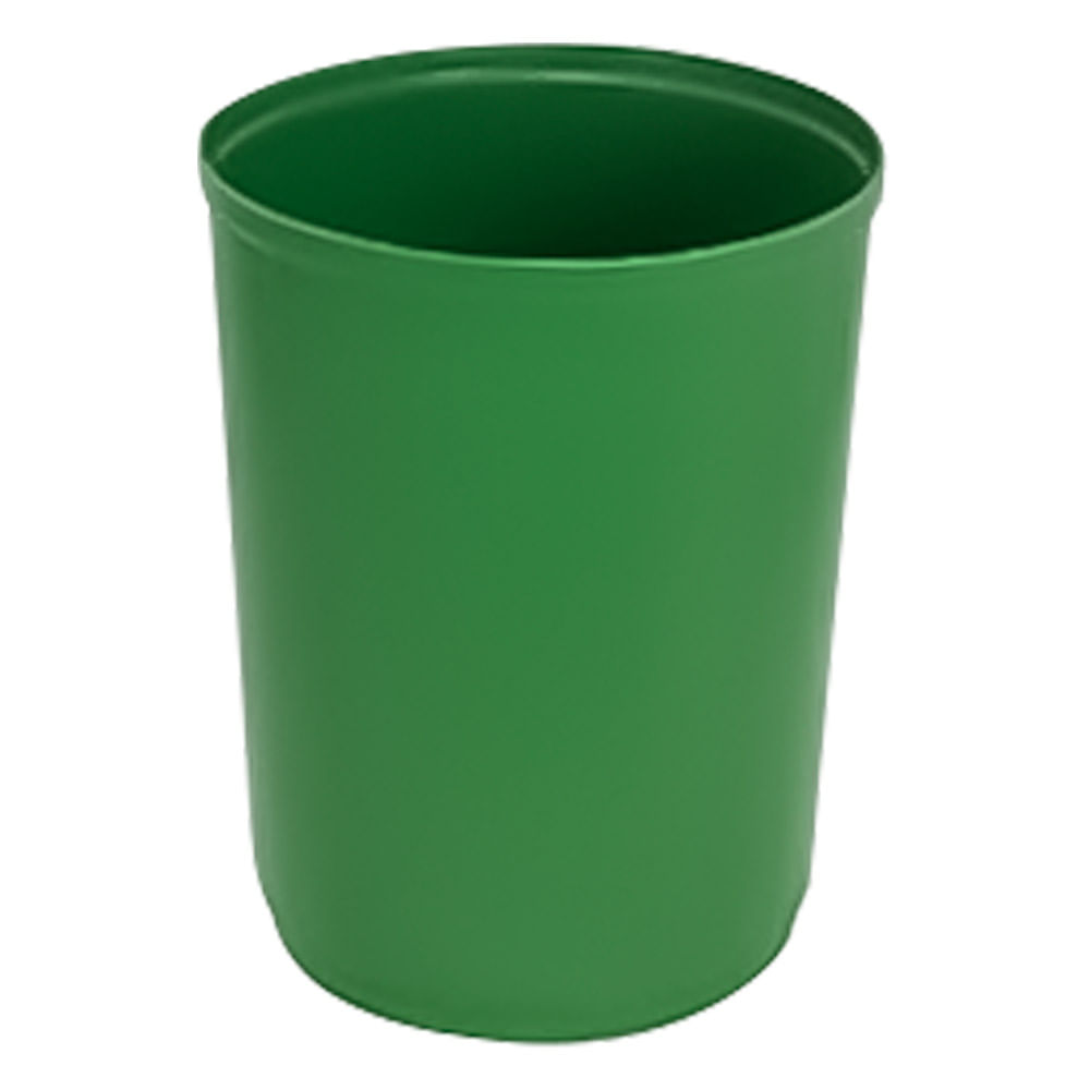 Lixeira Plástica JSN Cônica sem Tampa 12L Verde