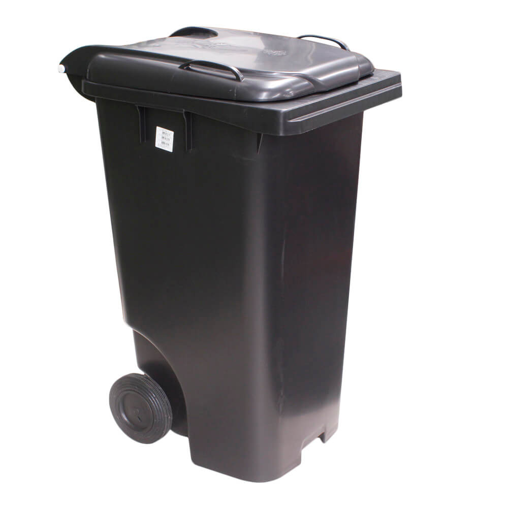 Contêiner de Lixo JSN em Plastico com Rodas 240 LT Preto
