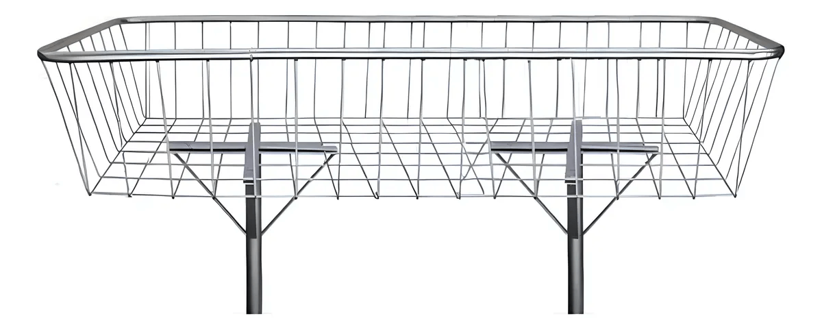 Lixeira Para Rua Aramada JSN G14 Com 2M 600L